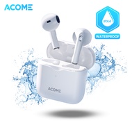 Acome TWS Bluetooth 5.3 Headset Earphone IPX4 Waterproof 3 Gram Ultra Light Inpods AT01 - Garansi Re