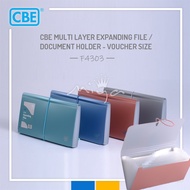 CBE EXPANDING FILE ACCORDION FILE DOCUMENT BAG POCKET FILE - VOUCHER SIZE