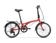 DAHON (ASSEMBLED) DREAM D6 ADULT 6-SPEED 20" FOLDING BIKE - RED