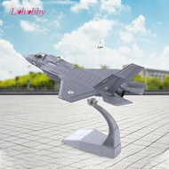 Lohobby 1:72 Scale F35 Airplane Model Fighter Toy for Desktop Decoration Souvenir