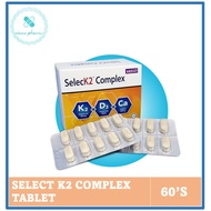 SELECT K2 VIT K2, VIT D3, CALCIUM COMPLEX TABLET (60'S) FOR BONE HEALTH [READY STOCKS]