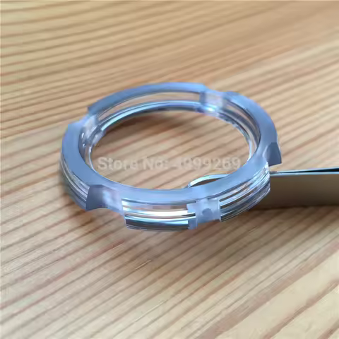 Watch Sapphire Crystal Middle Frame Case for Omega De Ville 431.33.41 Automatic Watch