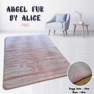 PREMIUM FUR CARPET FOAM CARPET 140x200 ANGEL FUR PINK