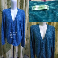 Cardigan Rajut PL (Biru)