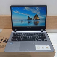 Laptop Asus VivoBook A407U Core i3 - 7020U Ram 4Gb HDD 1Tb Intel Hd Graphics Kondisi Seken Fullset