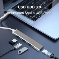Mllse USB HUB Type C Adapter High Speed 1 x USB 3.0 & 3 x USB 2.0 - C809 - Silver