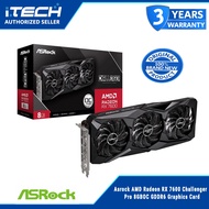 Asrock AMD Radeon RX 7600 Challenger Pro 8GB OC GDDR6 Graphics Card