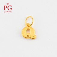 999/24K Gold Charm Alphabet Series Q PGJH181025