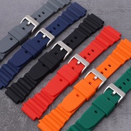 20mm 22mm Silicone Strap for Seiko MARINE MASTER SKX007 SRP777J1 CITIZEN Diving Sport Waterproof Wri