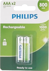 Philips R03B2RTU80/40-2AAA 800mAh Rechargeable Battery