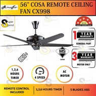 [ 56" ] Alpha COSA Remote Ceiling Fan CX998 CX998/56 (1 order max 2 units)