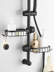Sink Shelf Portable Hanging Type Faucet Rack Hanging Organizer Shelf Storage Basket Sponge Soap Shampoo Shower Rack