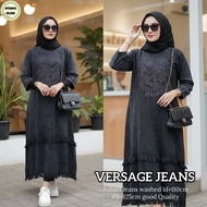 Women's Clothing (chanel alo lois Versage madina Givenci Ratu Hemersa Melia) Midi Jeans Washedy Prem