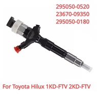 295050-0520 / 23670-09350 / 295050-0180 New Diesel Injector Assy For Toyota Hilux 2.5D 3.0D 1KD-FTV 
