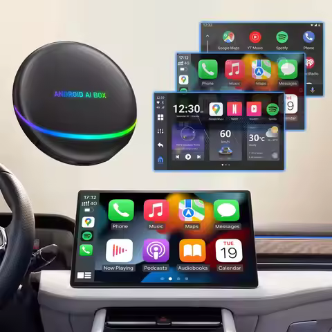 Carplay TV Ai Box Wireless Android Auto Car Play 4G+64GB Multimedia for Netflix Youtube Support for 