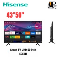 Hisense 4K UHD Dual Band WiFi Smart TV Television 50E6H (50")
