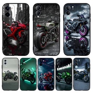 Fashion TPU black silicone phone case Cool Motorcycle（K-9） for Vivo V21E V25 V27 V27E V27Pro V29E V2