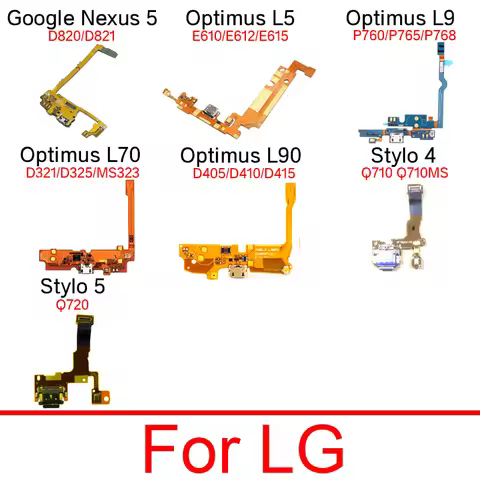 Usb Charger Flex Cable With Micro For LG Optimus L5 E610 L70 D321 P760 L9 P765 P768 L90 Stylo 4 5 Q7