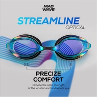 MadWave Streamline Optical Swimming Goggle -1.5 to -8 Degree Goggle