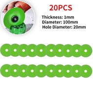 （สปอตกรุงเทพ ）1-30 ชิ้น แผ่นตัดกระจก 100 มม.Ultra-thin ใบเลื่อยหยกคริสตัลขวดไวน์บด Chamfering ใบมีดต