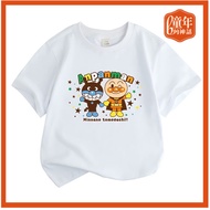 Cartoon Children's Clothing Anpanman Bacteria Man Printed Children's Cotton Clothes Short-Sleeved T-