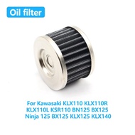 Motorcycle Accessories Engine Oil Filter For Kawasaki KLX110 KLX110R KLX110L KSR110 BN125 BX125 Ninj
