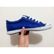 COACH藍色帆布鞋（正品）