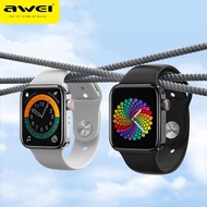 Awei H15 Smart watch Men Women Bluetooth Smartwatch Answer Calls Custom Watch Wireless Charging Sport Fitness