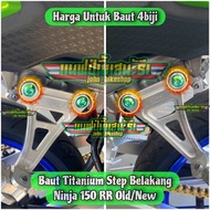 Titanium Rear Foot Step Bolts Ninja 150 RR Old New ZX KRR Original GR5 Vietnam Price 4 pieces