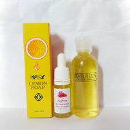 PAKET KELLY LEMON 25GR+TONER EXTRA LEMON PLUS SERUM SAFFRON