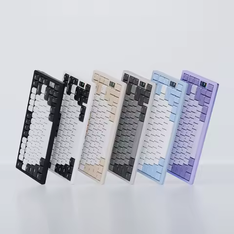 Chilkey ND75 LP Keyboard Low Profile Aluminum Mechanical Keyboard, 75% Percent Wireless Gaming Keybo