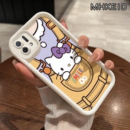 Casing Hp OPPO A16K OPPO A16E Case Pola Hello Kitty yang lucu pencegahan jatuh Silikon Softcase Casi