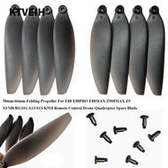 KTVEIH Folding Propeller Blades, Black Plastic Remote Control Drone Parts, Universal 58mm/66mm Quadc