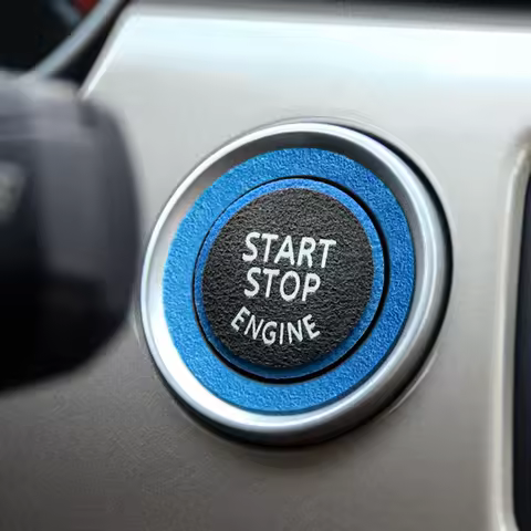 Alcantara For BMW E90 G20 F20 F30 F10 E60 Car Engine Start Stop Button Sticker Trim G30 E92 F32 F36 