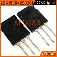 K1530 1คู่ + 2SK1530 J201 2SJ201ท่อจับคู่เครื่องขยายเสียงพลังสูงสูงของแท้ใหม่