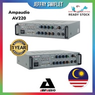Mini Bluetooth Karaoke Amplifier Ampaudio AV220 Power Amplifier Audio Systems Ampaudio Amplifier AV2