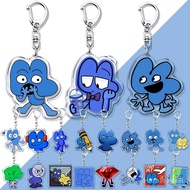 Cute Cartoon Bfb Fourx Keychain for Accessories Bag Key Chain Ring Jewelry Fans Gifts Bfdi Four Keyc