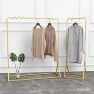 Clothing Store Floor-standing Display Rack Gold 8G2N