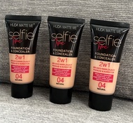 Foundation & Concealer Huda Matte Me 3 colors