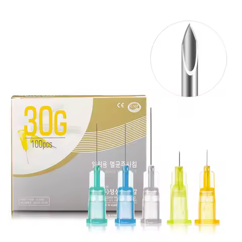 Painless Small 34g 4mm Sharp Tip Needle Disposable Packaged for teeth Sterile Needle Eyelid Tool Par