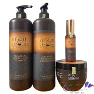 [ NA ] Deluxe shampoo and conditioner Combo and Argan essential oil 1000ml (full Option)