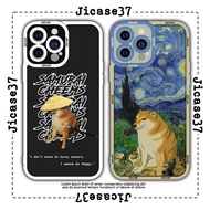 JMCase Cheems Van Gogh Art square edge iphone case 6plus/6s/6splus/7/7plus/8/8plus/x/xs/11/12/pro/ma