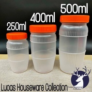 PLASTIC PEANUT BUTTER JAR SAUCE BOTTLE / ATCHARA CONTAINER PICKLE BOTTLE JAR CANISTER / BOTE / SP