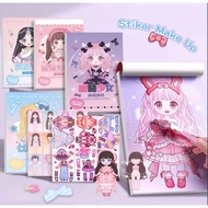 Sticker Book Diy Princess Sticker Book Sticker Dress Up Book