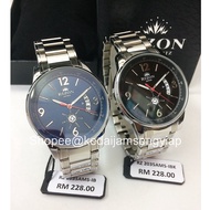 100% Original Rizon Men Watch Stainless Steel Mineral Crystal Analog Quartz Watch RZ2035AMS-IB RZ203