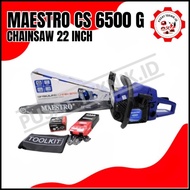 NEW!- CHAINSAW MAESTRO 6500 Mesin Gergaji Kayu Chainsaw 22 Inch