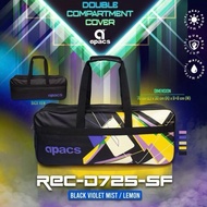 APACS REC-D725-SF Double Compartment Bag with Thermal Silver Foil 8pcs Rackets Bag Badminton REC D72