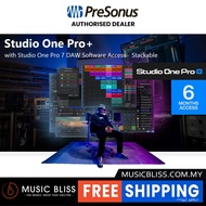 PreSonus 6 Months Studio One Pro+ with Studio One Pro 7 DAW Software Access - Stackable