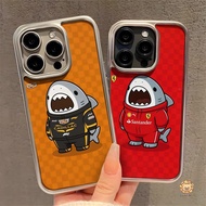 Case for iPhone 17 Pro Max Trendy F1 Shark 16 15 14 13 12 11 Pro Max 8 7 Plus Air X XR Xs Max Soft L
