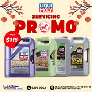 Car Servicing - LIQUI MOLY Fully Synthetic Engine Oil Service Package | 5W30 5W40 0W20.